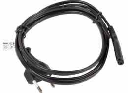 LANBERG CEE 7/16 na IEC 320 C7 EURO (RADIO) POWER CORD 3M černý  