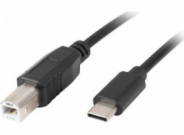 Lanberg CA-USBA-14CC-0030-BK cable 3m USB 2.0 USB C USB B Ferrit Black