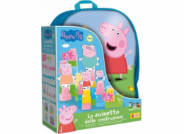 Lisciani LEAVES PIG PEPPA BATOH SE STAVEBNÍMI BLOKY