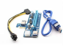 Riser PCi-E 1x-16x | USB 3.0 | SATA/PCI-E 6pin 