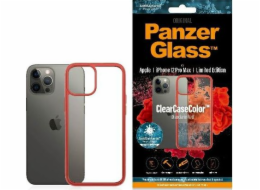 Pouzdro PanzerGlass ClearCase pro iPhone 12 Pro Max Mandarin Red Antibacterial