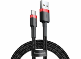 Baseus Cafule kabel USB-C 2A 2m (červeno-černý)