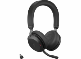 Jabra 27599-999-889 Jabra Evolve2 75, USB-C, Microsoft Teams, stojan, Black