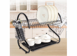 Dish drying rack 53 cm MR-1025-53-BLACK Maestro