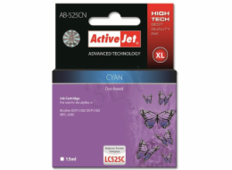 Activejet AB-525CN ink for Brother printer; Brother LC525C replacement; Supreme; 15 ml; cyan