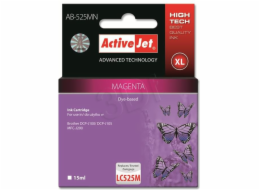 Activejet AB-525MN ink for Brother printer; Brother LC525M replacement; Supreme; 15 ml; magenta