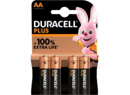 1x4 Duracell Plus Mignon MN1500 AA LR6 1,5V