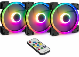 Argus RGB-Fan Set RS-14 140x140x25, Gehäuselüfter