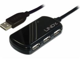 Lindy USB 2.0 Aktivverlängerungshub Pro 8m, USB-Hub 42781