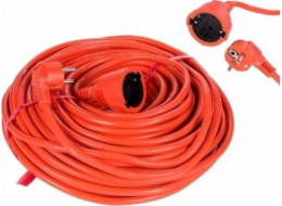 VERTEX PZO20M Retractable extension cable 20 m 3x2 5 mm Orange