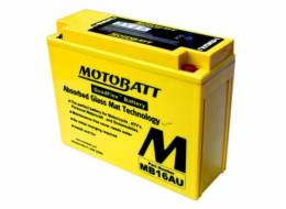 Baterie Motobatt MB16AU pro motocykly (20,5Ah, 12V, 2 vývody)