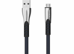 Somostel USB-A - microUSB USB kabel 1 m stříbrný (25705)