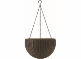 Květináč Keter Hanging Sphere mocha