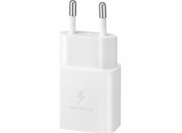 Samsung cestovní nabíječka EP-T1510XWE, PD, 15W, kabel USB-C, bílá