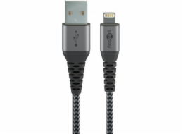 USB 2.0 Adapterkabel, USB-A Stecker > Lightning Stecker