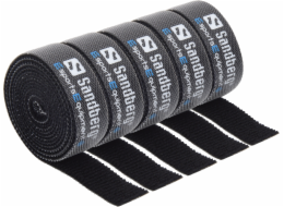 Sandberg 520-33 Cable Velcro Strap 5-pack