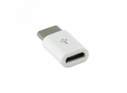 Sbox Micro USB 2.0 F. -> TYPE C M. white AD.USB-C W