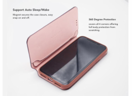 VixFox Smart Folio Case for Iphone XSMAX pink