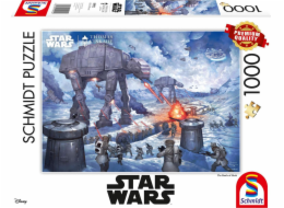 Puzzle Premium kvality 1000 dílků THOMAS KINKADE Battle for Hoth (Star Wars)