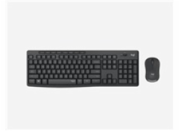 Logitech Silent Wireless Combo MK295, bezdrátová klávesnice + myš, 2.4 GHz, CZ/SK, Graphite