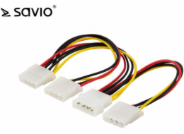 Savio Molex - Molex x3, 0,18 m, vícebarevný (SAVIO AK-16)