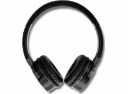 Qoltec 50825 headphones/headset Wired & Wireless Head-band Calls/Music Micro-USB Bluetooth Black Grey