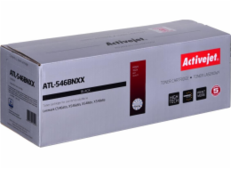 Activejet ATL-546BNXX Toner cartridge for Lexmark printers; Replacement Lexmark C546U1KG; Supreme; 8000 pages; black