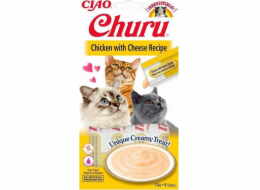 INABA Churu Chicken with cheese - cat treats - 4x14 g