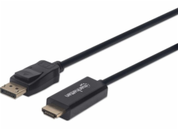 Manhattan DisplayPort – kabel HDMI 1 m černý (153195)