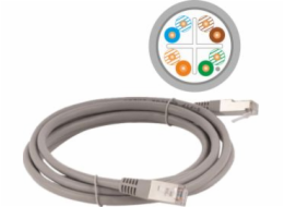 A-LAN KKS6SZA10 networking cable Grey 10 m Cat6 U/UTP (UTP)