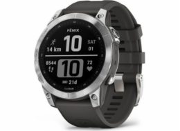 Garmin fenix® 7 – Standard Edition, Silver / Black Band, EU