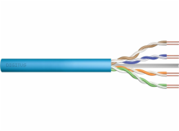 Digitus Instalační datový kabel cat 6A, U / UTP, Dca, AWG 23/1, LSOH, 100m, modrý