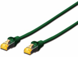 Digitus CAT 6A S-FTP patch cable, Cu, LSZH AWG 26/7, length 3 m, color green