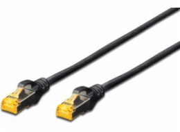 Digitus CAT 6A S-FTP patch cable, Cu, LSZH AWG 26/7, length 3 m, color black