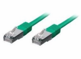 Equip Patchcord, Cat6, S/FTP, HF, 7,5 m, zelený (605545)