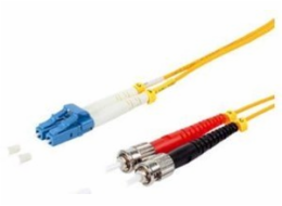 Equip Equip LWL Patchkabel LC->ST 15,00m Singlemode Duplex OS2 yel Polybeutel