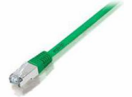 Equip Patchcord S/FTP, Cat6A, 50cm, zelený (605647)