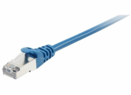 Equip Patchcord Cat 6a, SFTP, 10m, modrý (606208)