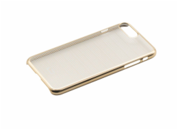 Tellur Cover Hard Case for iPhone 7 Plus Horizontal Stripes gold