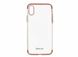 Tellur Cover Silicone Electroplated for iPhone X/XS rose gold