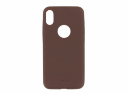 Tellur Cover Slim Synthetic Leather for iPhone X/XS brown