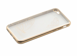 Tellur Cover Silicone for iPhone 7 Butterfly gold