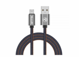 Tellur Data cable, USB to Micro USB, 1m denim