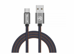 Tellur Data cable, USB to Type-C, 1m Denim