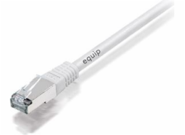 Equip Patchcord, S/FTP, Cat6A, PIMF, HF, 0,5 m, bílý (605617)