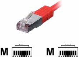 Equip Patchcord, S/FTP, Cat6, PIMF, 1m, červený (605520)