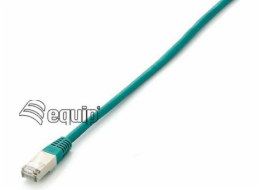 Equip Patchcord Cat6a, S/FTP, 10m, zelený (605646)