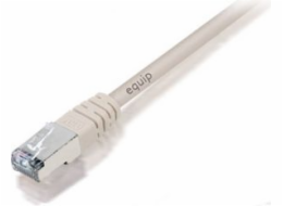 Equip Patchcord Cat6, S/FTP, šedý, 15m (605508)