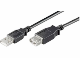 USB 2.0 Verlängerungskabel, USB-A Stecker > USB-A Buchse