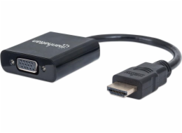 AV adaptér Manhattan HDMI - D-Sub (VGA) černý (151436)